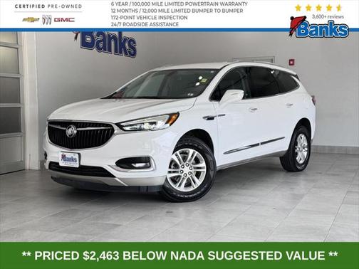 Summit White 2021 Buick Enclave AWD Essence
