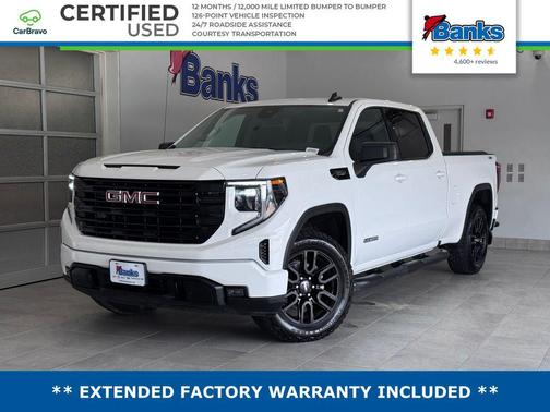 Summit White 2024 GMC Sierra 1500 Elevation
