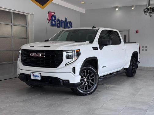 Summit White 2024 GMC Sierra 1500 Elevation