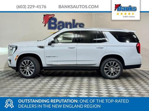 Glacier White Tricoat 2026 GMC Yukon Denali