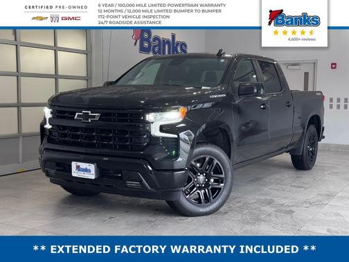 Black 2025 Chevrolet Silverado 1500 RST