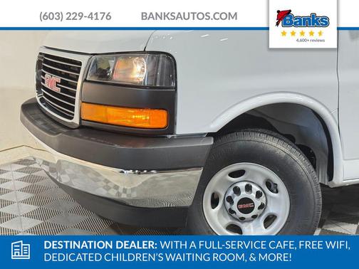 Summit White 2026 GMC Savana 3500 3500 Extended Wheelbase, Work Van, RWD