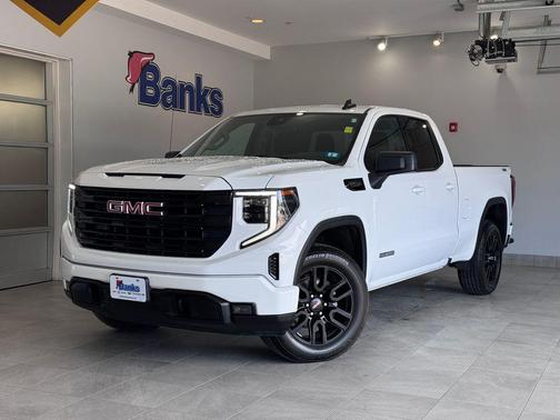 Summit White 2023 GMC Sierra 1500 Elevation