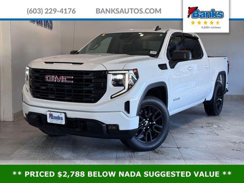 Summit White 2024 GMC Sierra 1500 Elevation