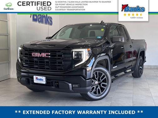 Onyx Black 2023 GMC Sierra 1500 Elevation