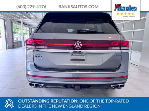 Platinum Gray Metallic 2025 Volkswagen Atlas 2.0T SEL Premium R-Line 4MOTION