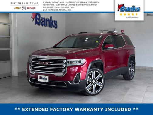 Volcanic Red Tintcoat 2023 GMC Acadia AWD SLT