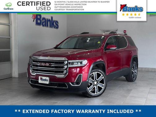 Volcanic Red Tintcoat 2023 GMC Acadia AWD SLT