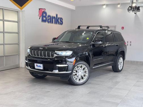 Diamond Black Crystal Pearlcoat 2021 Jeep Grand Cherokee L Summit