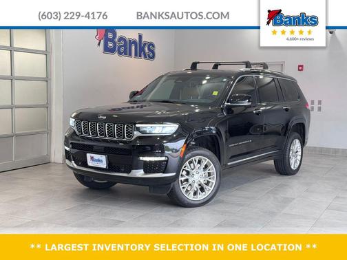 Diamond Black Crystal Pearlcoat 2021 Jeep Grand Cherokee L Summit