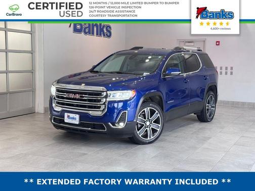 Ultra Blue Metallic 2023 GMC Acadia AWD SLT