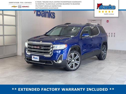Ultra Blue Metallic 2023 GMC Acadia AWD SLT