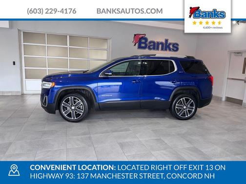 Ultra Blue Metallic 2023 GMC Acadia AWD SLT