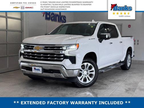 Summit White 2023 Chevrolet Silverado 1500 LTZ
