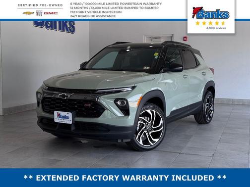 Cacti Green 2024 Chevrolet Trailblazer RS