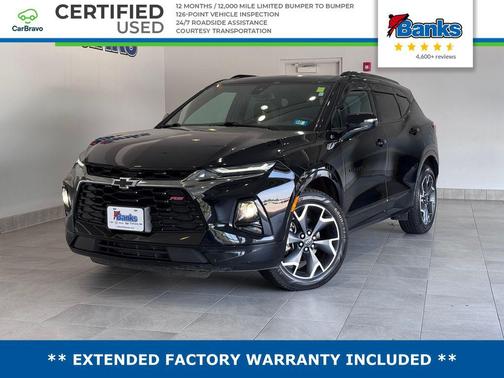 Black 2022 Chevrolet Blazer RS
