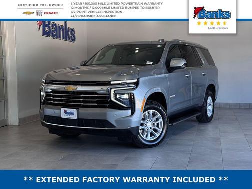 Sterling Gray Metallic 2025 Chevrolet Tahoe LT