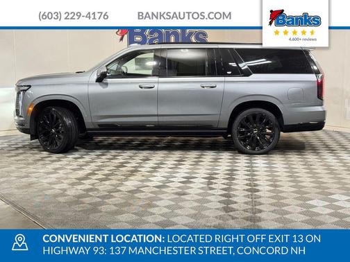 Silver Metallic 2026 Cadillac Escalade ESV Sport Platinum