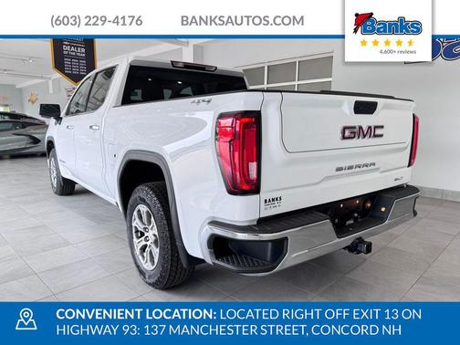 Summit White 2025 GMC Sierra 1500 SLT