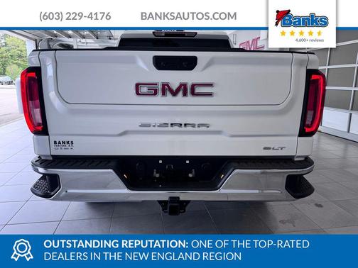 Summit White 2025 GMC Sierra 1500 SLT