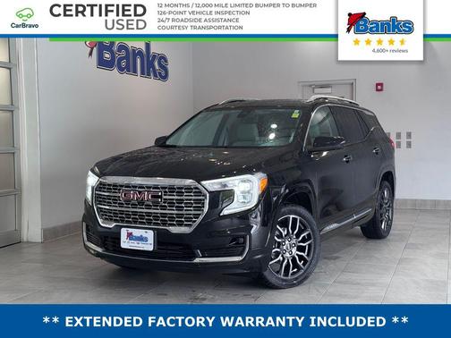 Ebony Twilight Metallic 2023 GMC Terrain Denali
