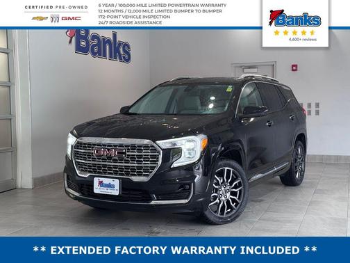 Ebony Twilight Metallic 2023 GMC Terrain Denali