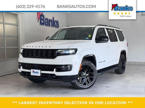 Bright White Clearcoat 2024 Jeep Wagoneer Series II Carbide 4x4