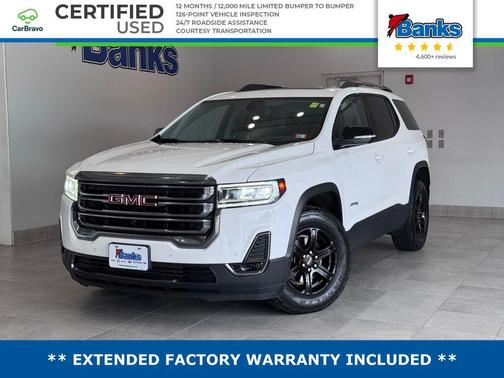 Summit White 2023 GMC Acadia AWD AT4