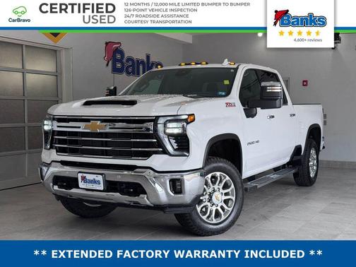 Summit White 2025 Chevrolet Silverado 2500 LTZ
