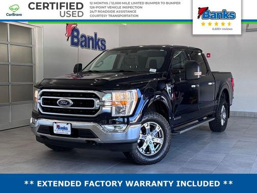 Antimatter Blue Metallic 2023 Ford F-150 XLT