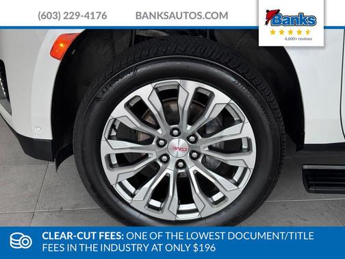 White Frost Tricoat 2024 GMC Yukon XL Denali