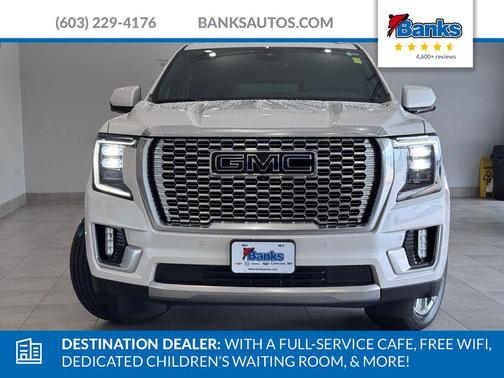 White Frost Tricoat 2024 GMC Yukon XL Denali