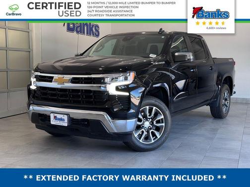 Black 2023 Chevrolet Silverado 1500 LT