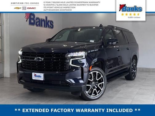 Midnight Blue 2024 Chevrolet Suburban RST