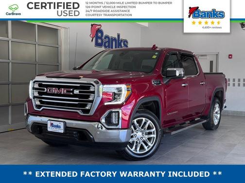 Cayenne Red 2021 GMC Sierra 1500 SLT