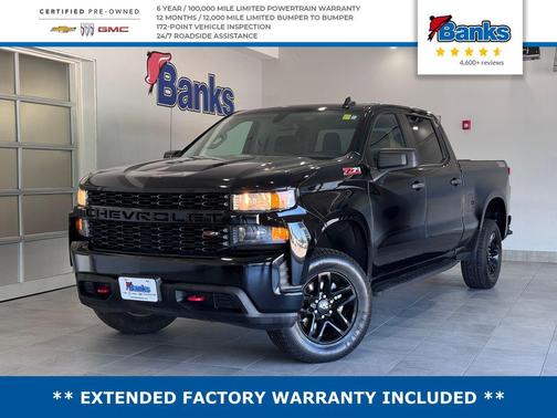 Black 2022 Chevrolet Silverado 1500 Limited Custom Trail Boss