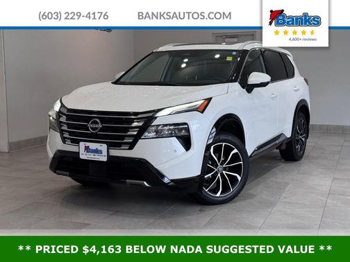 Everest White Pearl 2024 Nissan Rogue Platinum