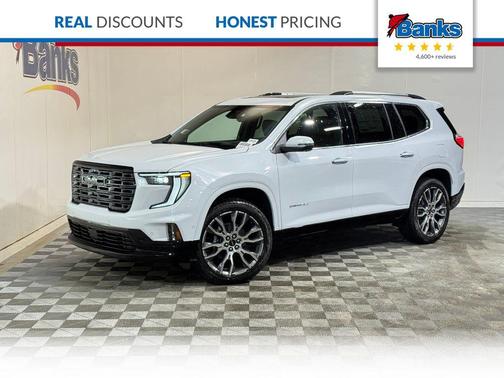 White 2026 GMC Acadia Denali