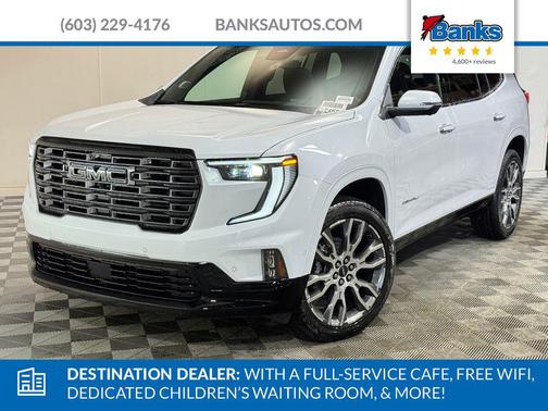 White 2026 GMC Acadia Denali