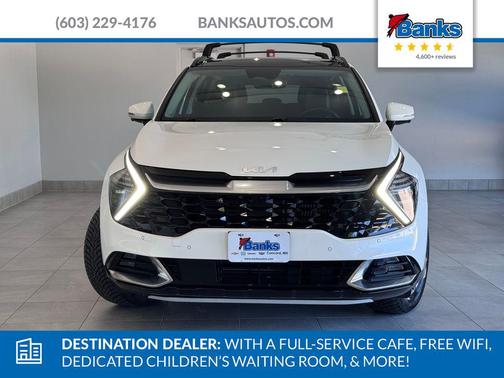 Snow White Pearl 2023 Kia Sportage Hybrid SX-Prestige