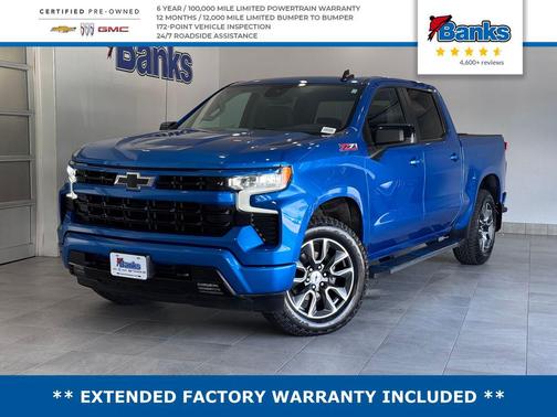 Glacier Blue Metallic 2024 Chevrolet Silverado 1500 RST
