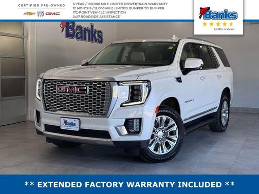 White Frost Tricoat 2021 GMC Yukon Denali