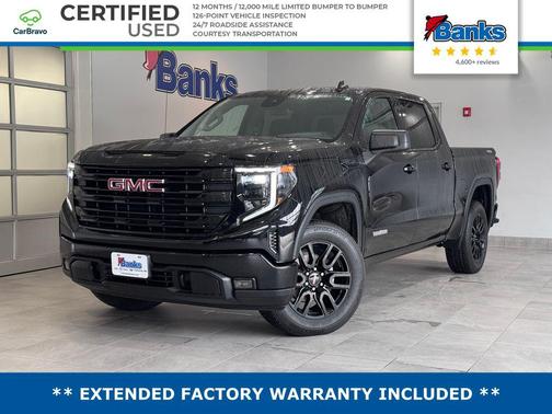 Onyx Black 2024 GMC Sierra 1500 Elevation