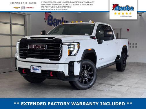 Summit White 2025 GMC Sierra 3500 AT4