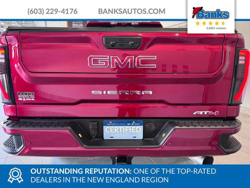Volcanic Red Tintcoat 2025 GMC Sierra 2500 AT4