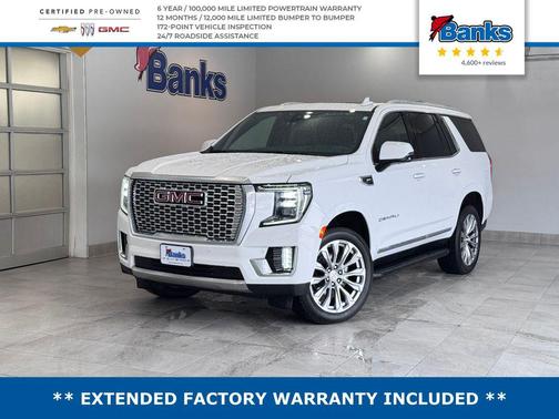 Summit White 2022 GMC Yukon Denali