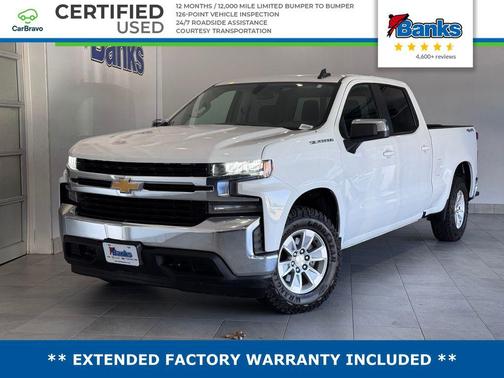 Summit White 2021 Chevrolet Silverado 1500 LT