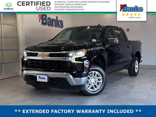 Black 2023 Chevrolet Silverado 1500 LT