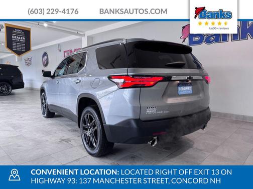 Sterling Gray Metallic 2023 Chevrolet Traverse LT Cloth