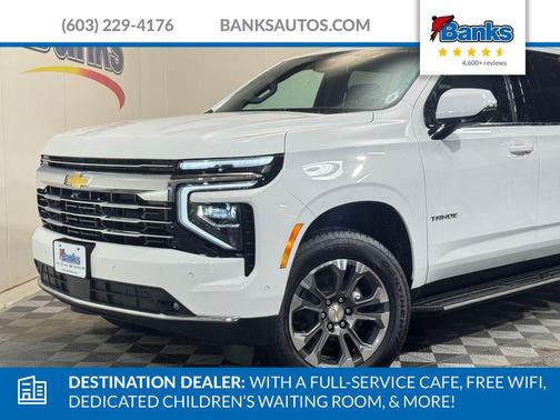 Summit White 2026 Chevrolet Tahoe LT